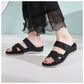 Plus Size Sport Sandals for Women, Plaid Thick Sole Casual Walking Slides