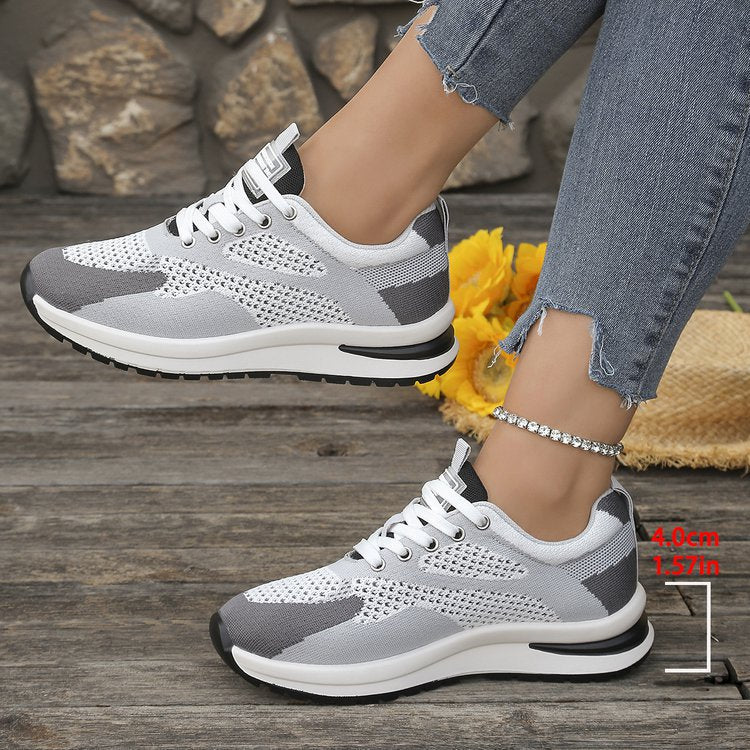 Walking Shoes for Women - Breathable Mesh Sneakers with Arch Support