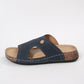 Cork Wedge Slide Sandals for Women - Lightweight Retro Platform Slippers