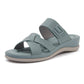 Plus Size Sport Sandals for Women, Plaid Thick Sole Casual Walking Slides