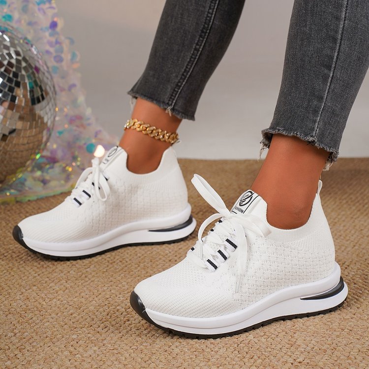 Walking Shoes for Women - Breathable Mesh Sneakers with Arch Support