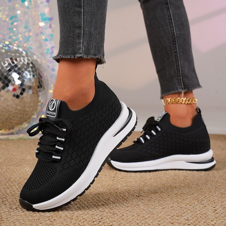 Walking Shoes for Women - Breathable Mesh Sneakers with Arch Support
