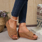 Comfortable Wedge Shoes for Women - Breathable Lightweight Summer Slides
