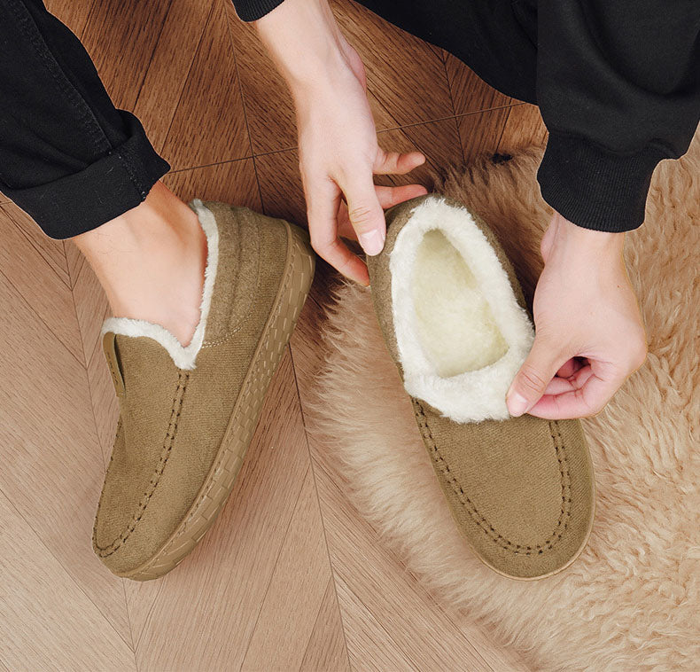 Orthopedic Slip-On Fleece-Lined Moccasin