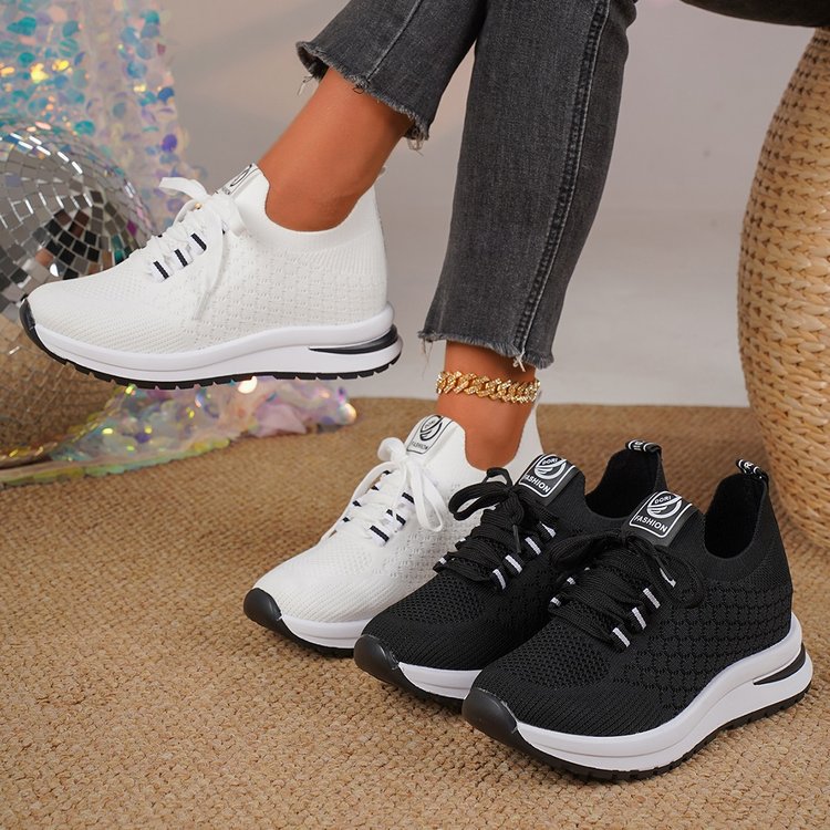 Walking Shoes for Women - Breathable Mesh Sneakers with Arch Support