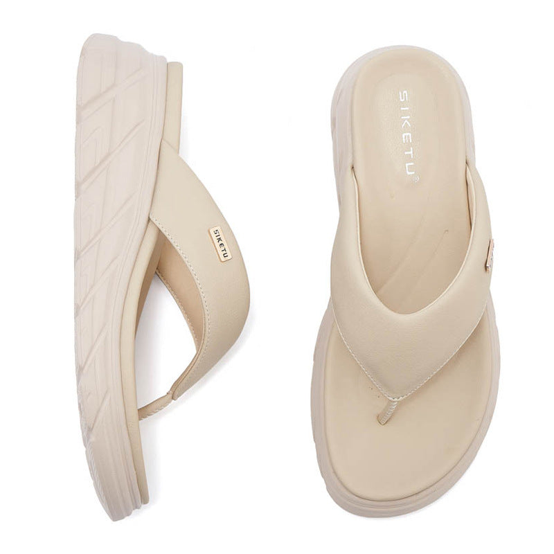 Thong Sandals for Women, Non-Slip Soft Sole Breathable Summer Flip Flops