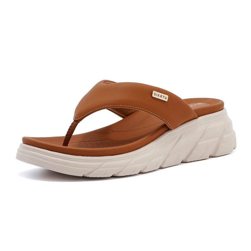 Thong Sandals for Women, Non-Slip Soft Sole Breathable Summer Flip Flops