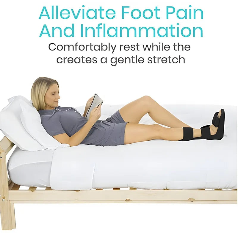 Padded Plantar Fasciitis Night Splint: in-wear demonstration