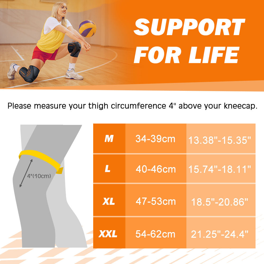 Running Knee Brace: fabric and stitching detail