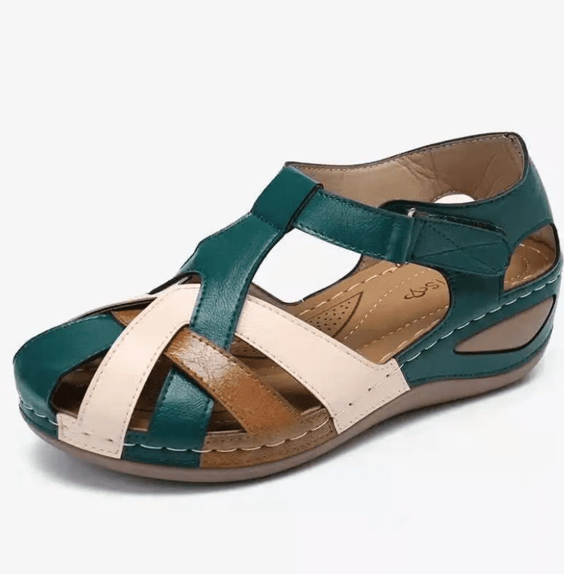 Supportive Sandals for Women with Velcro Strap