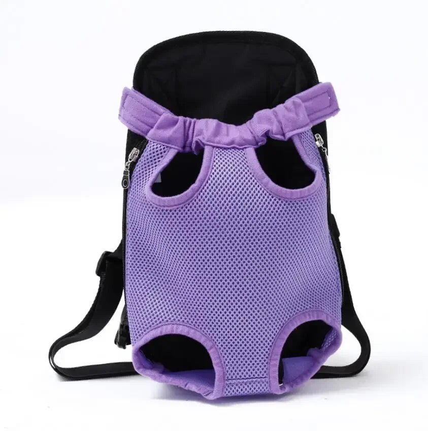 Airline Approved Dog and Cat Carrier Backpack: strap and closure detail