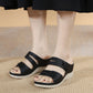 Wedge Beach Sandals for Women, Casual Summer Open Toe Walking Slides