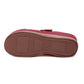 Leather Wedge Sandals, Plus Size Cross-Stitched Summer Comfort Slides