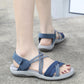Elastic Sport Sandals for Women, Stretchy Velcro Athletic Walking Slides