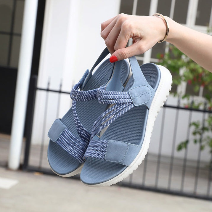 Elastic Strap Sandals for Women, Lightweight Sport Comfort Summer Slides