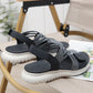 Comfort Sport Sandals, Elastic Strap Lightweight Walking Summer Slides