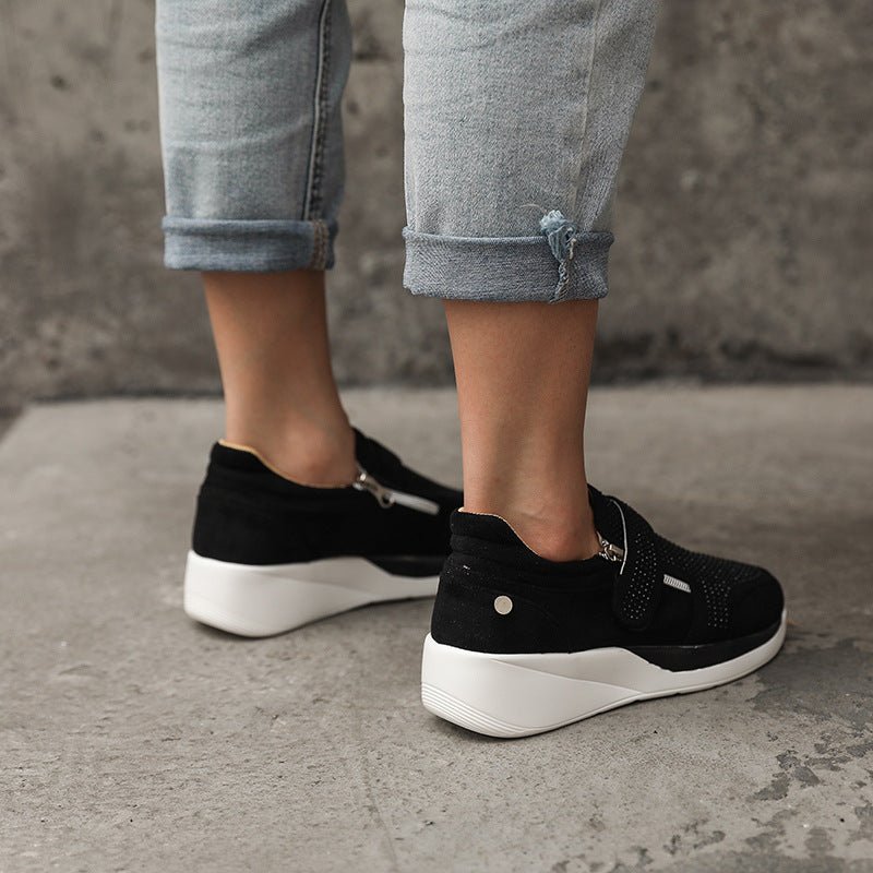 Comfy Platform Shoes with Mid-Heel