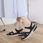 Sport Sandals for Women, Chunky Sole Hook-and-Loop Lightweight Summer Slides