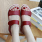 Massage Sandals for Women, Velcro Sponge Insole Summer Comfort Slides