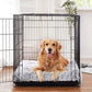 Orthopedic Memory Foam Dog Bed Pillow: plush fabric and stitching detail