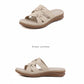 Wide Width Wedge Sandals for Women, Plus Size Retro Casual Comfort Slides
