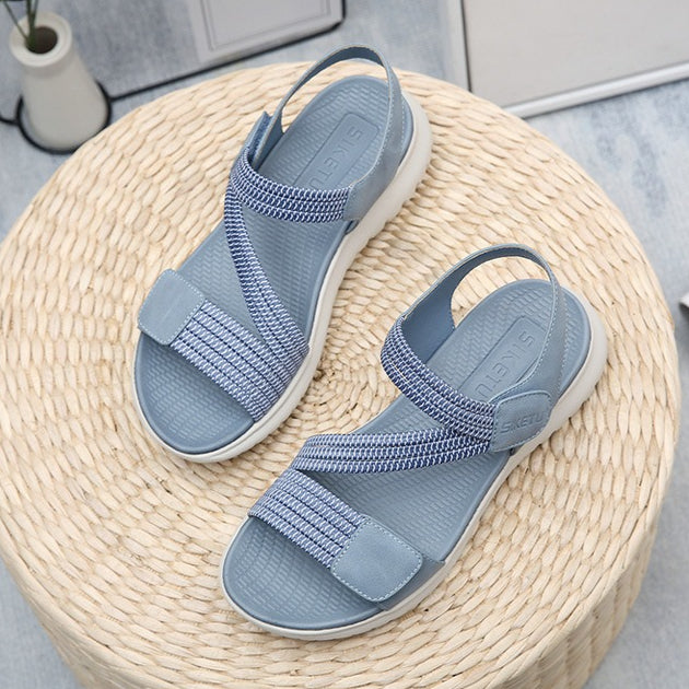 Elastic Strap Sandals for Women, Lightweight Sport Comfort Summer Slides