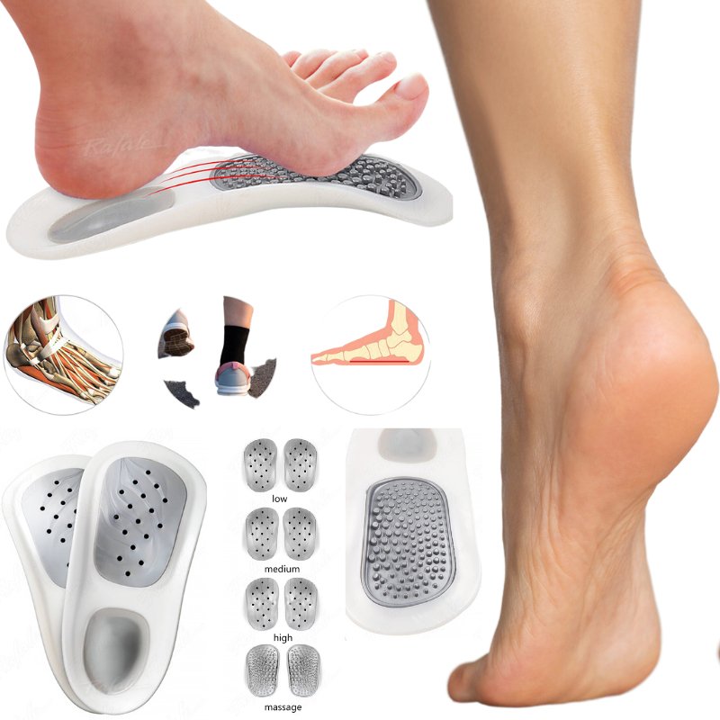 Arch Support Orthopedic Cushions - Plantar Fasciitis Insoles