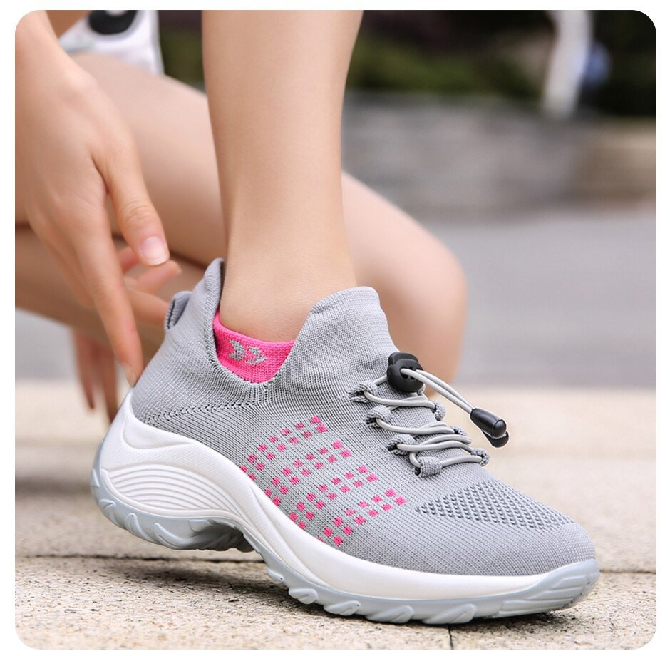 Mesh Breathable Walking Running Shoes for Women