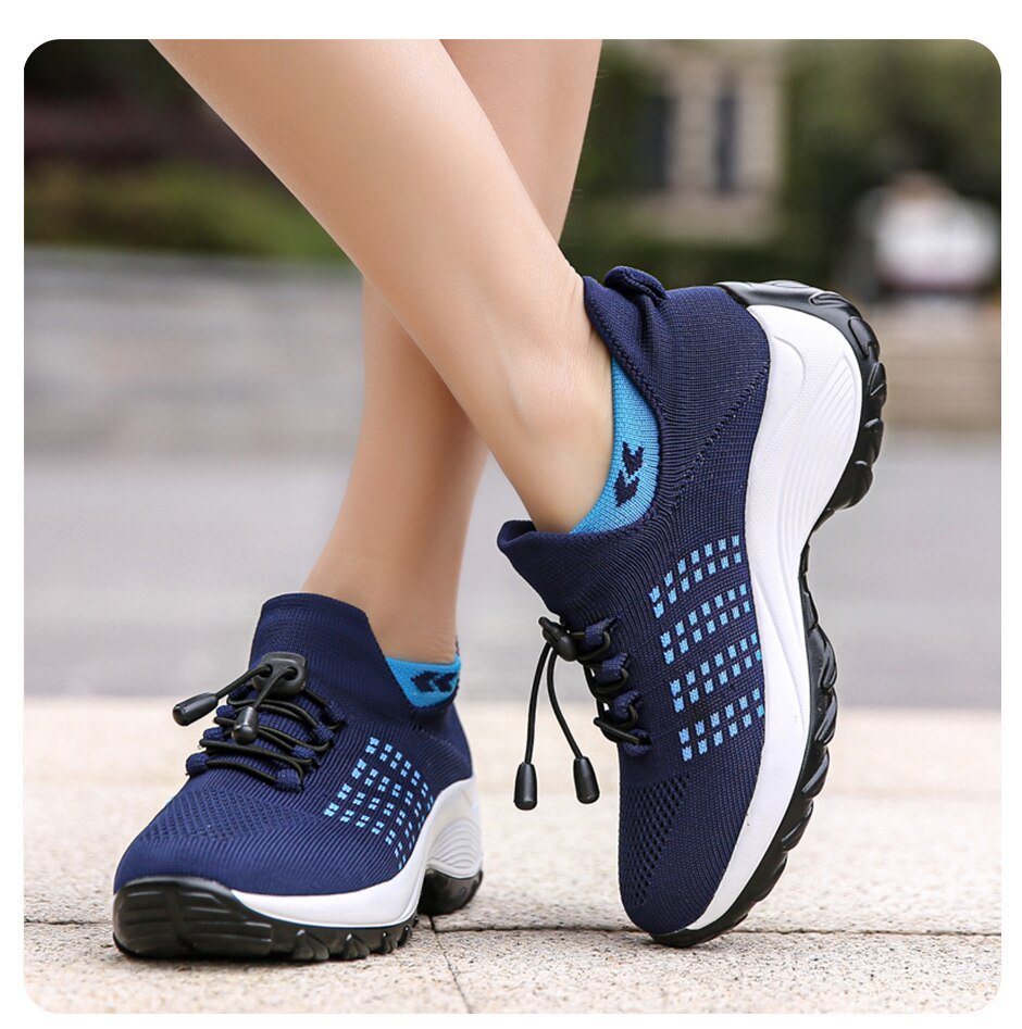 Mesh Breathable Walking Running Shoes for Women