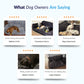 Orthopedic Washable Dog Sofa Bed: top-down view