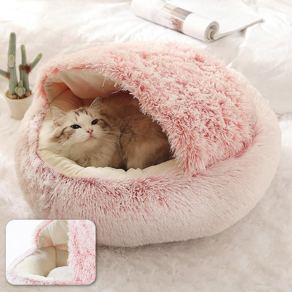 Cozy Cave Bed: top-down view