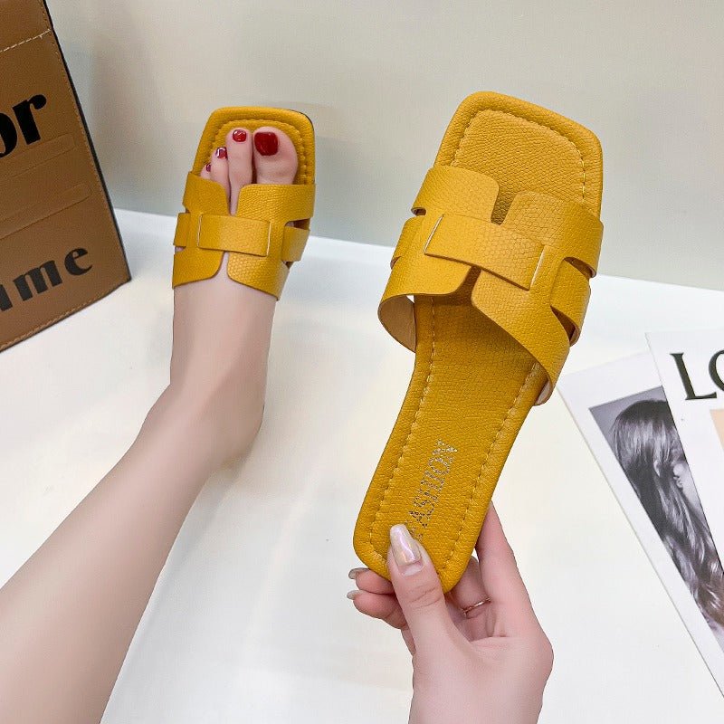 PU Leather Summer Sandals