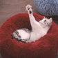 Calming Donut Cat Bed: top-down view