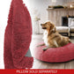Cloud K9 Chenille Dog Bed Cover: dog resting on the bed