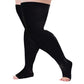 Plus Size Thigh High Compression Socks(2 Pairs)