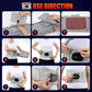 LED Massage Heating Decompression Waist Belt