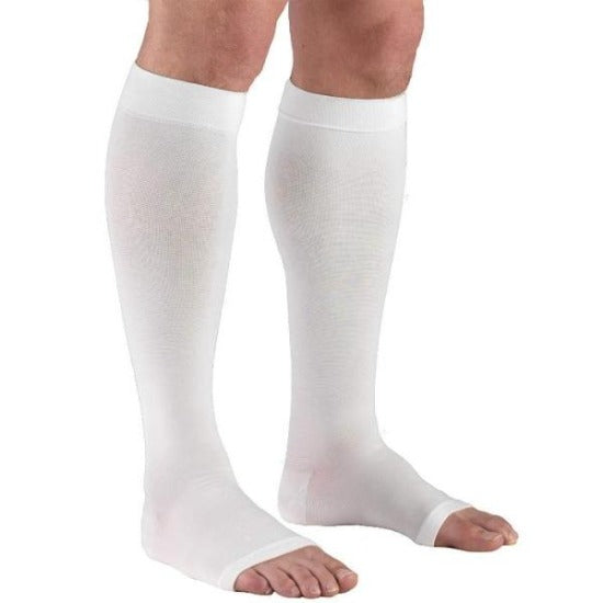 Open Toe Compression Socks - Easy to Put On Toeless Support Stockings!