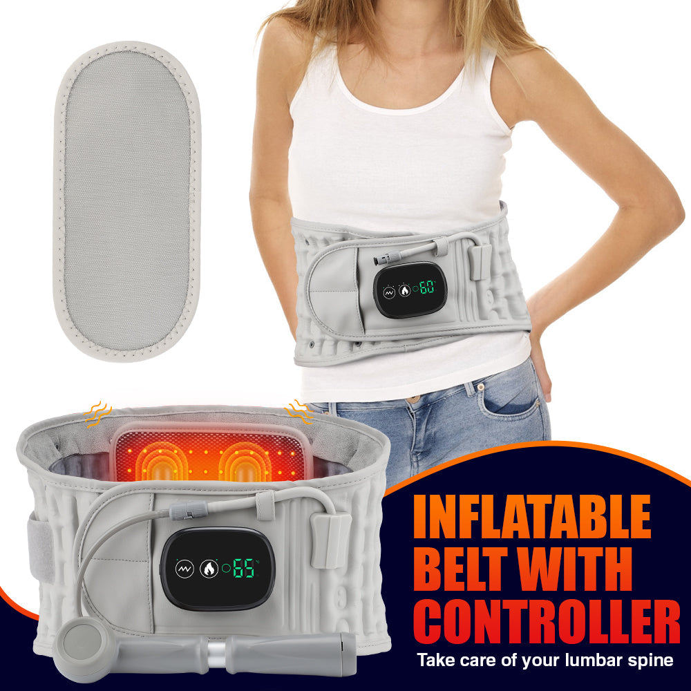 LED Massage Heating Decompression Waist Belt