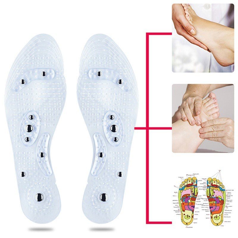 Magnetic Acupressure Reflexology Gel Insoles