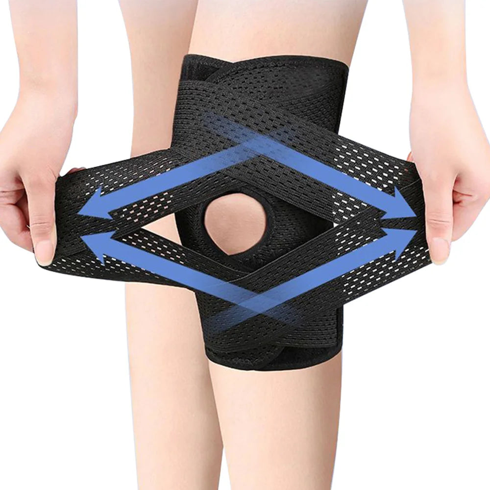 Compression Knee Sleeve with Silicone Patella Pad