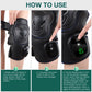 Heating Massage Knee Brace Wrap For Knee Pain Relief and Circulation