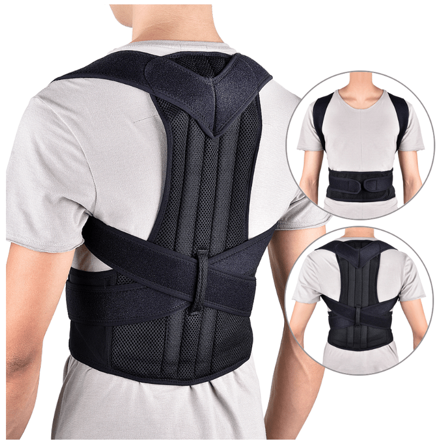 Adjustable Posture Corrector Back Brace Shoulder Lumbar Spine Support Posture Corrector upliftex S