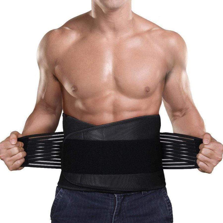 Back Support Brace for Lower Back & Lumbar Pain Back Brace upliftex S / Black