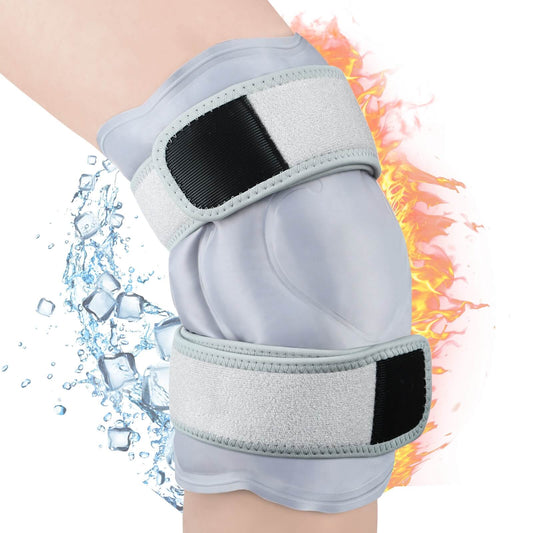 Reusable Hot + Cold Gel Knee Brace | Compress Therapy For Injury Recovery