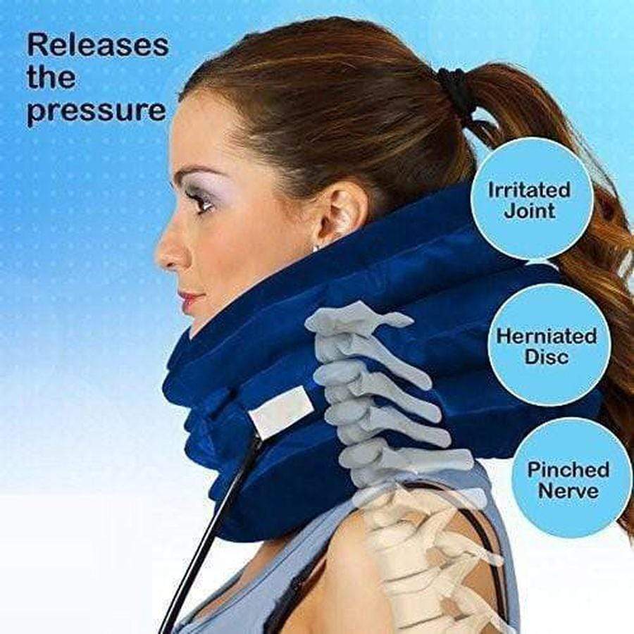 Inflatable Cervical Neck Traction Device - Instant Neck Pain Relief Neck Pain Relief upliftex