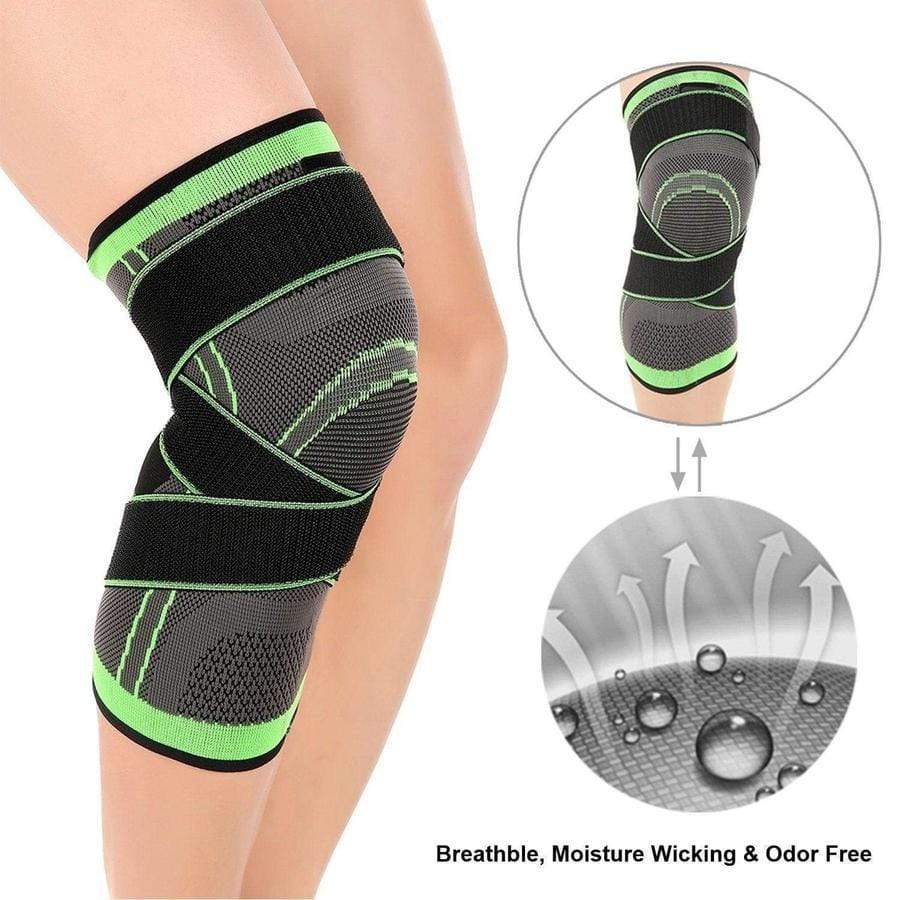 Knee Brace Compression Sleeve with Patella Stability Straps Knee Brace upliftex S