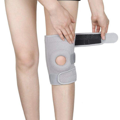 Knee Brace Patella Stabilzier Support Sleeve Knee Brace upliftex Gray