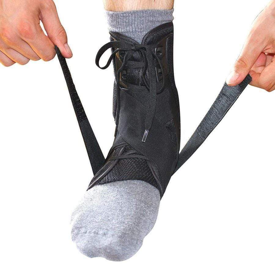 Reinforced Ankle Brace - Lace up with Stabilizer Straps Ankle Brace upliftex