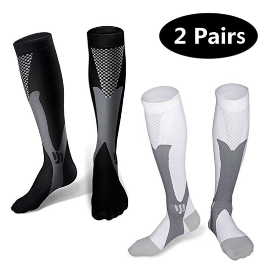 High Graduated Compression Socks 20-30mmHg (Pack of 2)