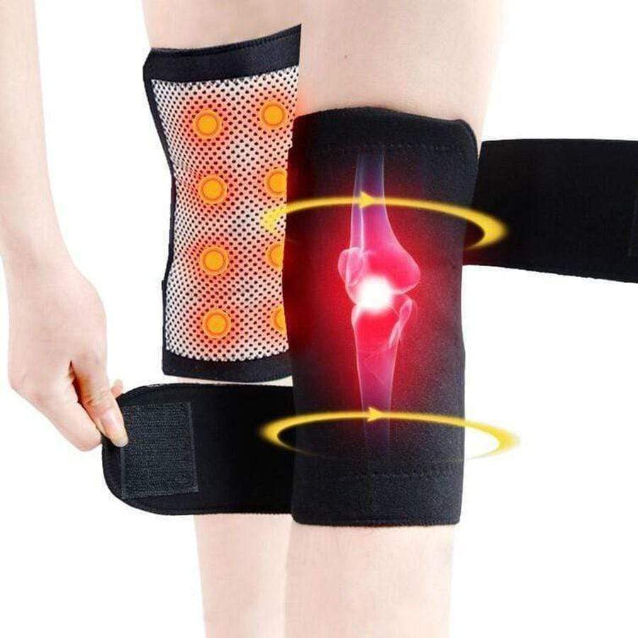Self Heating Knee Support Pain Relief Wraps - Magnetic Therapy Knee Support upliftex 1 Pair